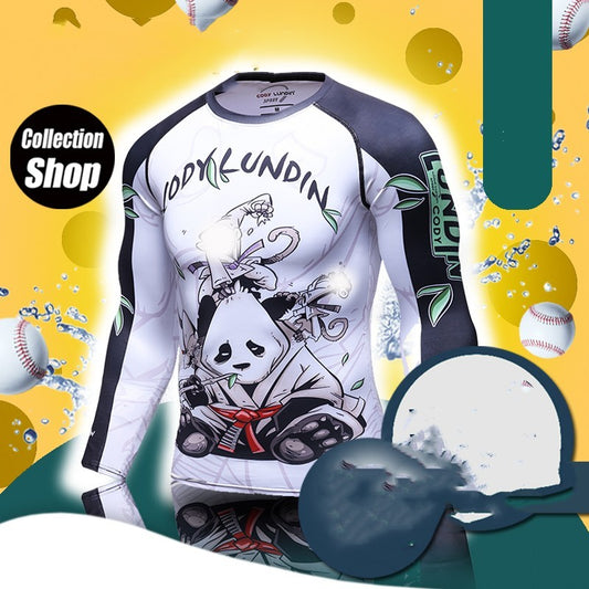 Rashguard set, Chinese Panda