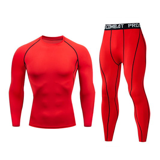 Simple Colour Rashguard`and Leggings Set